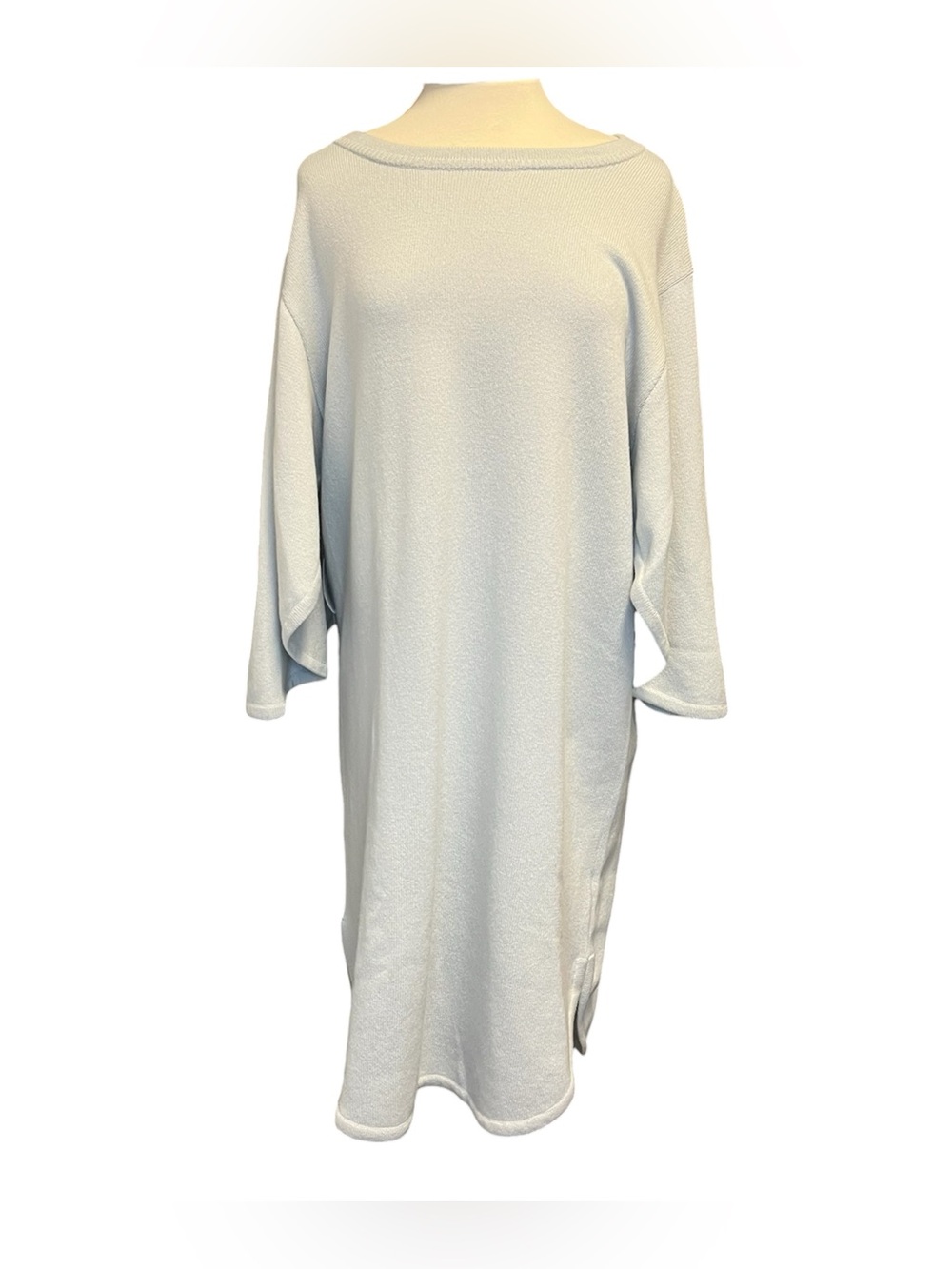 Hermes Light Cream Long Sleeve Shift Dress